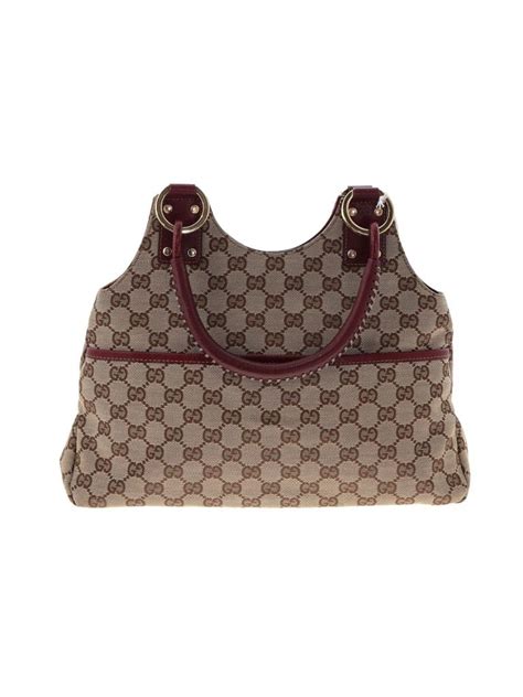 gucci checkerd handbag